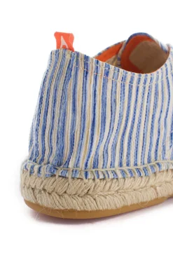 Abarca Shoes Alpargatas De Verano^Blucher Terra Rayas Azules