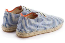 Abarca Shoes Alpargatas Con Cordones^Blucher Terra Rayas Azules