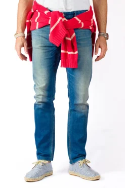 Abarca Shoes Alpargatas Con Cordones^Blucher Terra Rayas Azules