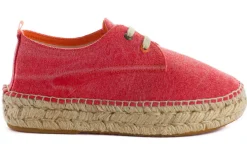 Abarca Shoes Alpargatas Con Cordones^Blucher Terra Rojo