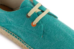 Abarca Shoes Alpargatas Con Cordones^Blucher Terra Verde