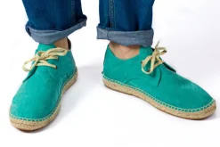 Abarca Shoes Alpargatas Con Cordones^Blucher Terra Verde