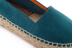 Abarca Shoes Alpargatas Yute^Camping Piel Aguamar