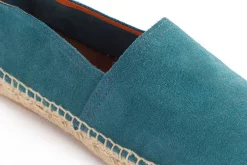 Abarca Shoes Alpargatas Yute^Camping Piel Aguamar