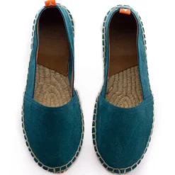 Abarca Shoes Alpargatas De Verano^Camping Piel Aguamar