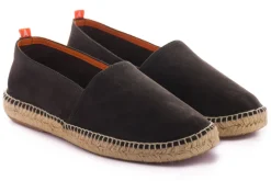 Abarca Shoes Alpargatas De Verano^Camping Piel Antracita