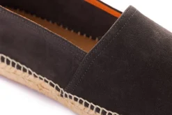 Abarca Shoes Alpargatas Yute^Camping Piel Antracita