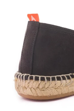 Abarca Shoes Alpargatas Yute^Camping Piel Antracita