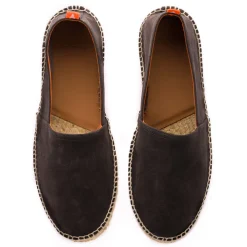 Abarca Shoes Alpargatas Camping^Camping Piel Antracita
