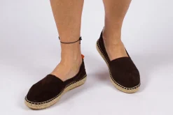 Abarca Shoes Alpargatas De Verano^Camping Piel Chocolate