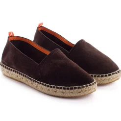 Abarca Shoes Alpargatas Yute^Camping Piel Chocolate