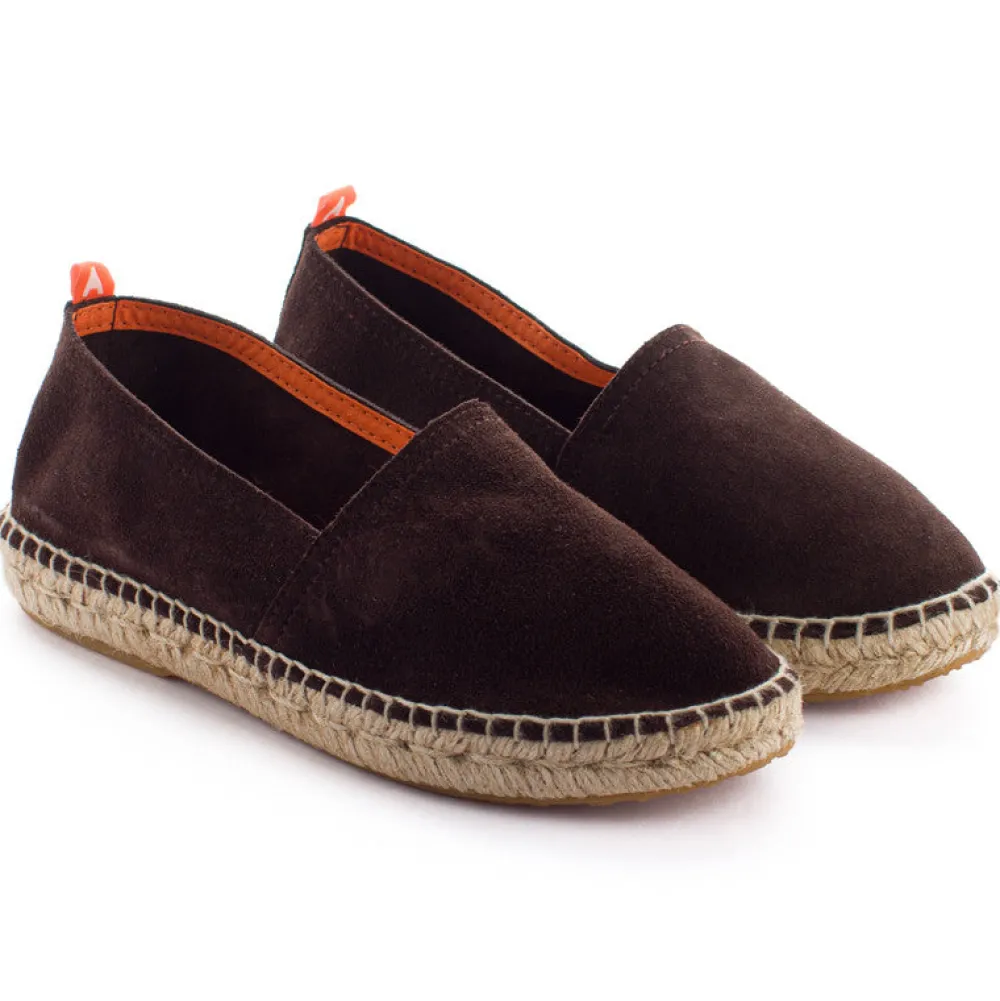 Abarca Shoes Alpargatas Yute^Camping Piel Chocolate