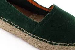 Abarca Shoes Alpargatas De Verano^Camping Piel Esmeralda