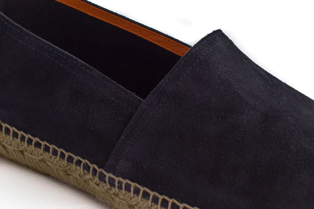 Abarca Shoes Alpargatas Yute^Camping Piel Marino 19