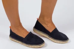Abarca Shoes Alpargatas De Verano^Camping Piel Marino 20