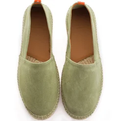 Abarca Shoes Alpargatas Yute^Camping Piel Menta