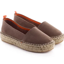 Abarca Shoes Alpargatas Yute^Camping Piel Topo 17