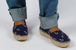 Abarca Shoes Alpargatas Yute^Camping Terra Anclas Marino