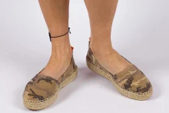 Abarca Shoes Alpargatas De Verano^Camping Terra Camuflaje Camel