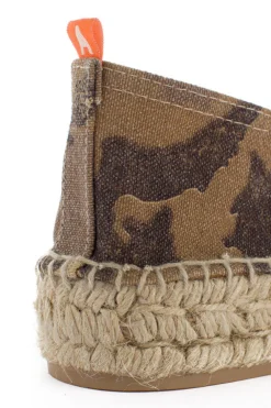 Abarca Shoes Alpargatas De Verano^Camping Terra Camuflaje Camel