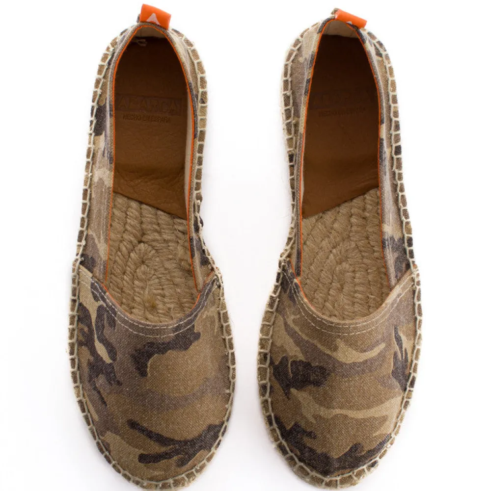 Abarca Shoes Alpargatas Yute^Camping Terra Camuflaje Camel