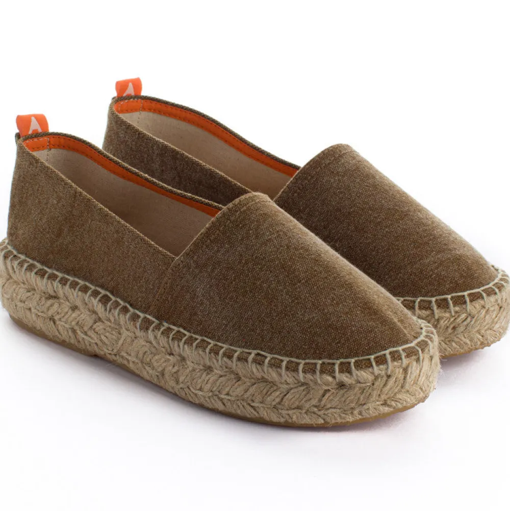 Abarca Shoes Alpargatas Yute^Camping Terra Cuero