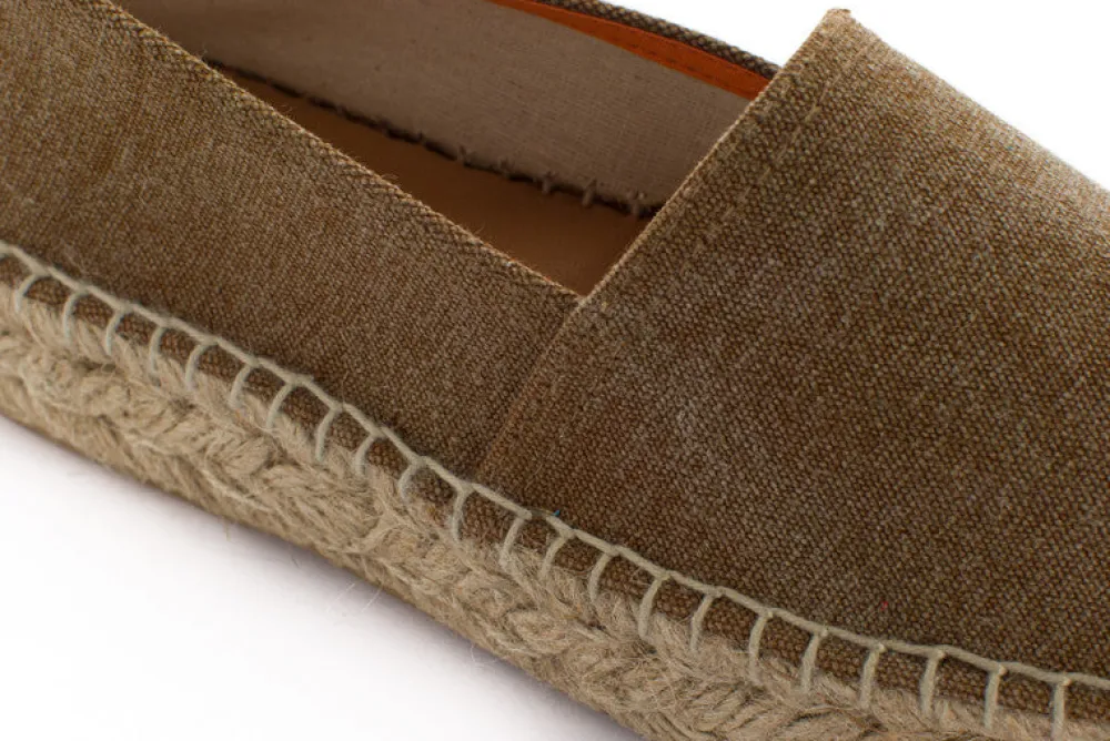 Abarca Shoes Alpargatas Yute^Camping Terra Cuero