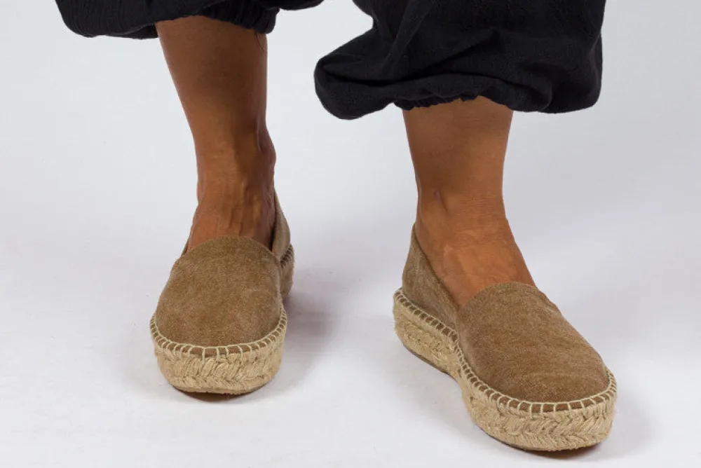 Abarca Shoes Alpargatas Yute^Camping Terra Cuero