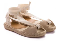 Abarca Shoes Alpargatas De Verano^Menorquinas Cinta Nobuck Hielo