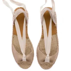 Abarca Shoes Alpargatas De Verano^Menorquinas Cinta Nobuck Hielo