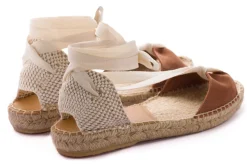 Abarca Shoes Alpargatas De Verano^Menorquinas Cinta Nobuck Brandy