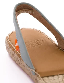 Abarca Shoes Alpargatas De Verano^Menorquinas Nobuck Celeste