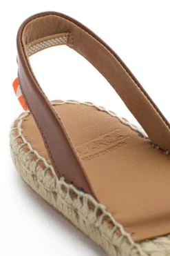 Abarca Shoes Alpargatas De Verano^Menorquinas Piel Con Rayas Rojas