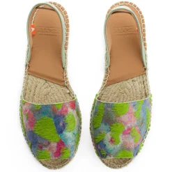 Abarca Shoes Alpargatas De Verano^Menorquinas Piel Fantasia Pistacho