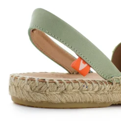 Abarca Shoes Alpargatas De Verano^Menorquinas Piel Fantasia Pistacho