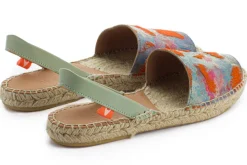 Abarca Shoes Alpargatas De Verano^Menorquinas Piel Fantasia Naranja