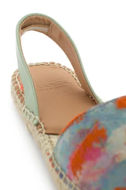 Abarca Shoes Alpargatas De Verano^Menorquinas Piel Fantasia Naranja