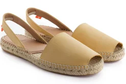 Abarca Shoes Alpargatas De Verano^Menorquinas Piel Vainilla