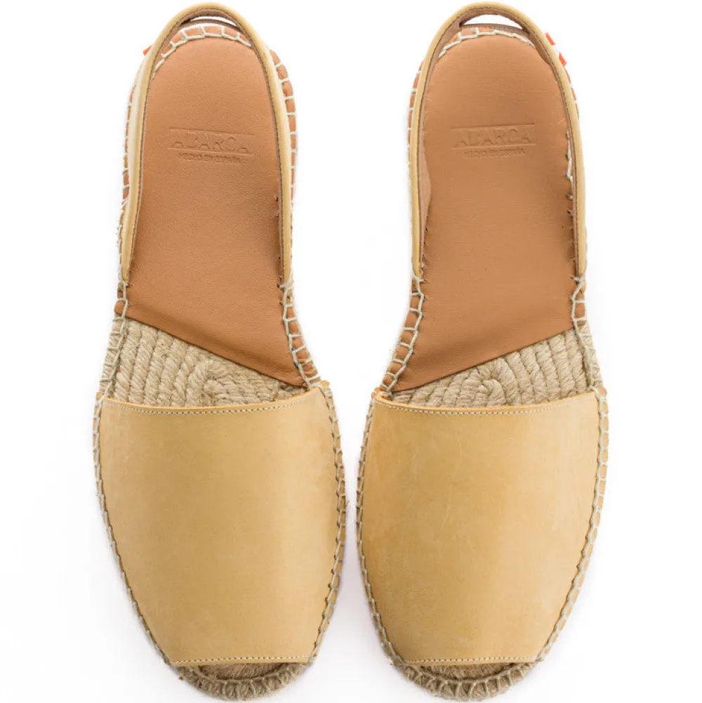 Abarca Shoes Alpargatas De Verano^Menorquinas Piel Vainilla