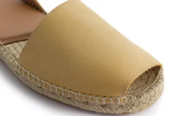 Abarca Shoes Alpargatas De Verano^Menorquinas Piel Vainilla