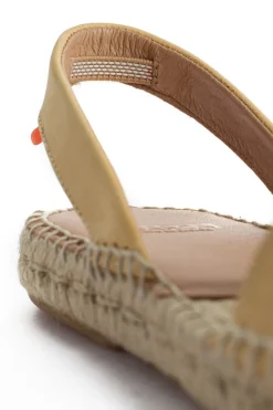 Abarca Shoes Alpargatas De Verano^Menorquinas Piel Vainilla