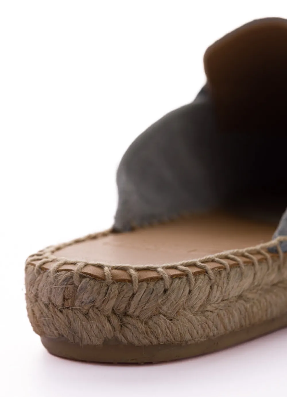 Abarca Shoes Alpargatas Yute^Mocasín Abierto Piel Methamol