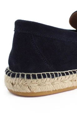 Abarca Shoes Alpargatas De Verano^Mocasín Borlas Piel Marino