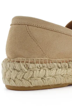 Abarca Shoes Alpargata Mocasín^Mocasín Piel Beige