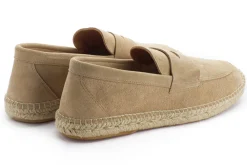 Abarca Shoes Alpargata Mocasín^Mocasín Piel Beige