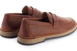 Abarca Shoes Zapatos De Piel^Mocasín Piel Encerado Roble