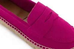 Abarca Shoes Alpargatas De Verano^Mocasín Piel Fucsia
