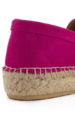 Abarca Shoes Alpargatas De Verano^Mocasín Piel Fucsia