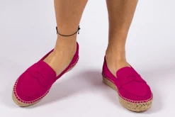 Abarca Shoes Alpargata Mocasín^Mocasín Piel Fucsia