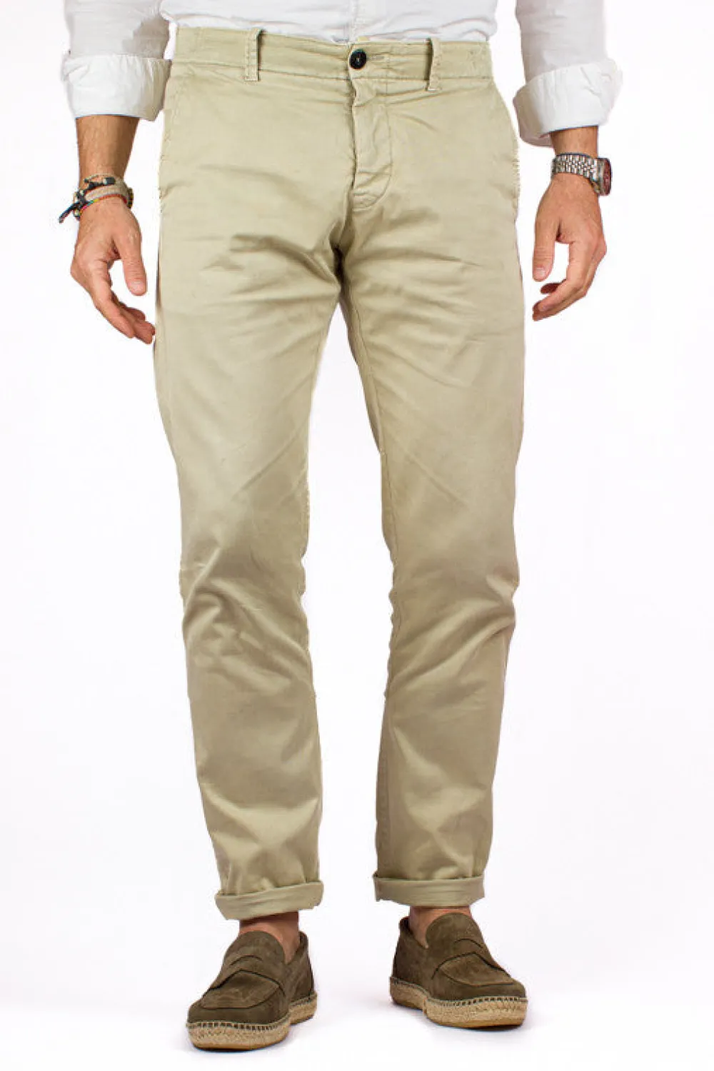 Abarca Shoes Alpargata Mocasín^Mocasín Piel Kaki 19